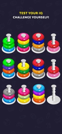 Color Hoop Stack Puzzle Image