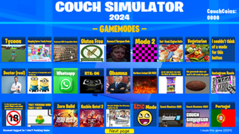 Couch Simulator 2024 | Season 12: CHRIMSISTIAMS!! Image