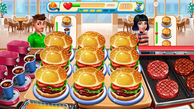 Cooking Train - Food Games screenshot