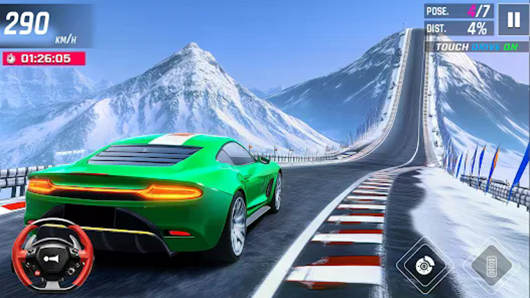 High Speed Stunt Car Race Game screenshot