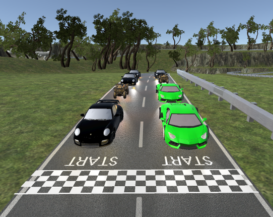 Car Racing - Physics & Artificial Intelligence Game Cover