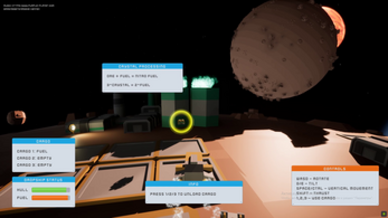 Deep Space Cargo (Kenney Jam 2023) screenshot