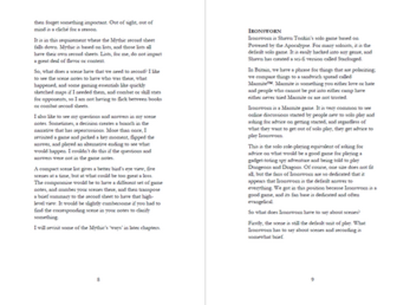 Easier Solo Game Journals Image
