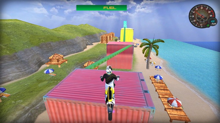 Hill Bike Stunt - 3D Motorcycle Racing Image