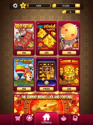 Lottery Scratchers Lucky 2025 Image
