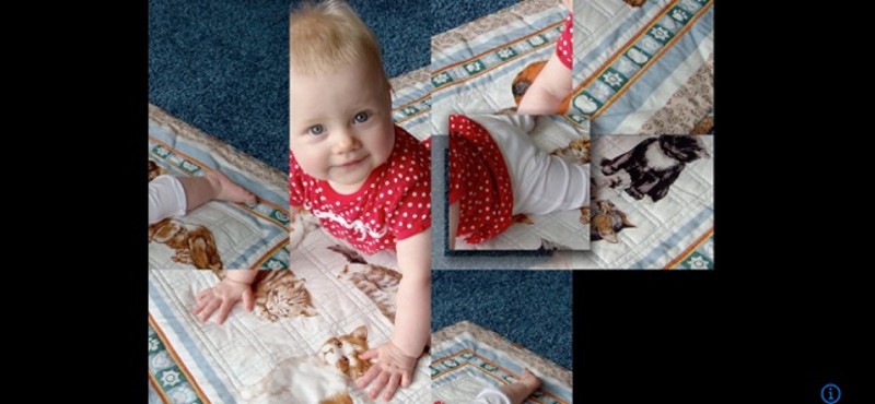 Moving Puzzle Image