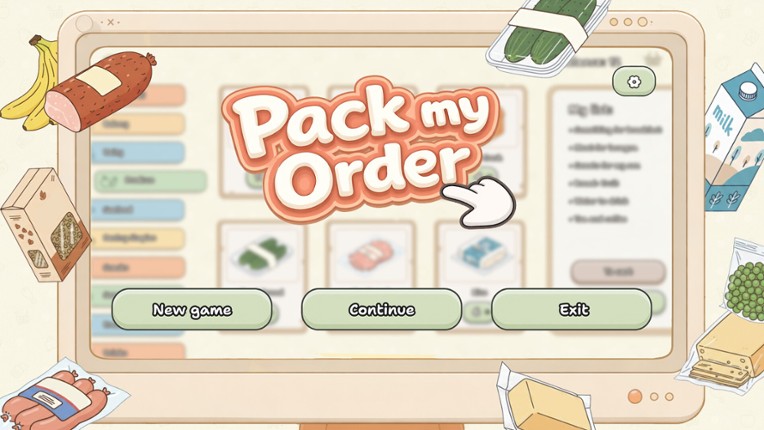 Pack my Order screenshot