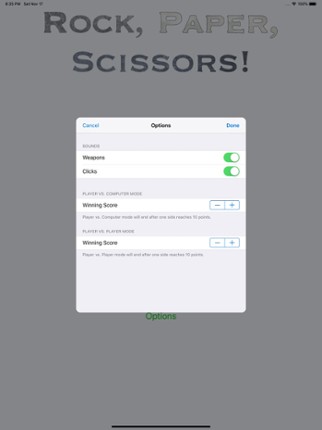 Rock Paper Scissors Mobile screenshot