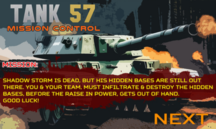 Tank 57 Mission Control screenshot