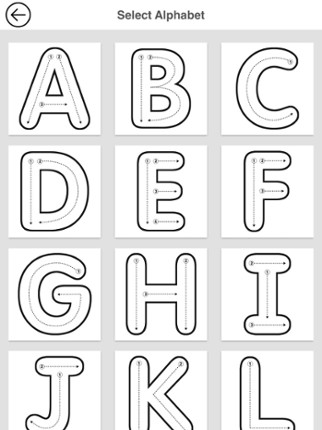 ABC Alphabet &amp; Number Coloring Image