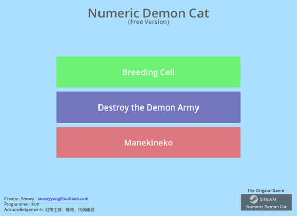 Numeric Demon Cat Image