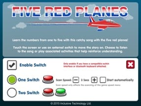 Five Red Planes Image