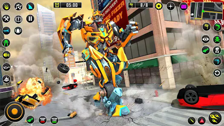 Shark Robot Car Game 3d Image