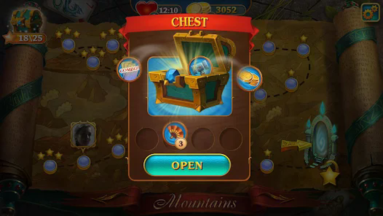 Tri Peaks Offline Solitaire screenshot