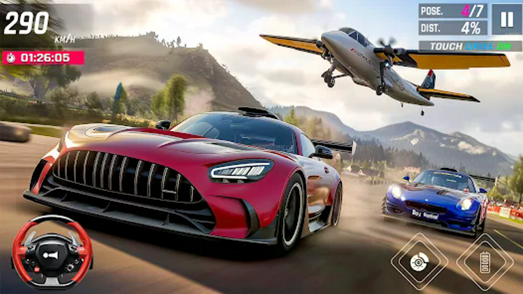 High Speed Stunt Car Race Game screenshot