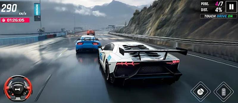 High Speed Stunt Car Race Game screenshot