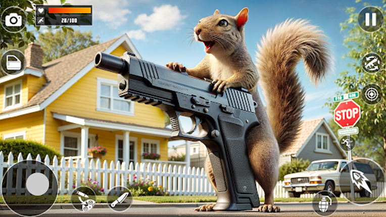 Squirrel Family 3D Gun Master screenshot