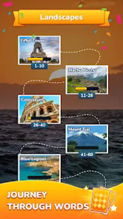 Word Solitaire-Unscramble Puz screenshot