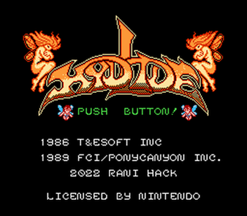 Hydlide NES FULL OVERHAUL Patch Image