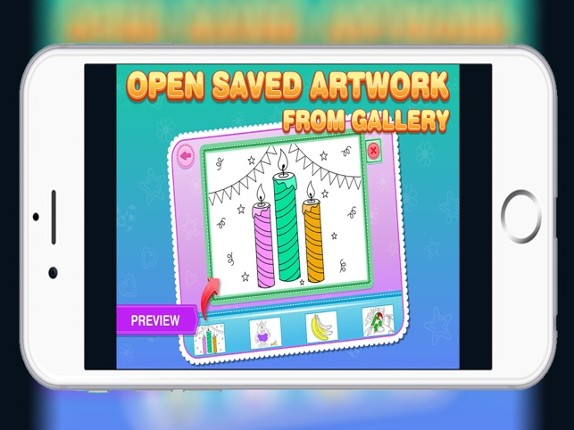 Kids Colouring Book - Fun Coloring Games to Paint and Colour Cartoon screenshot