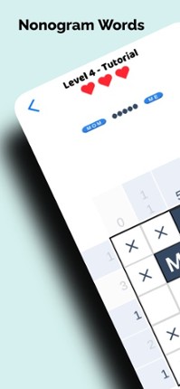 Nonogram Words - Cross Puzzle screenshot