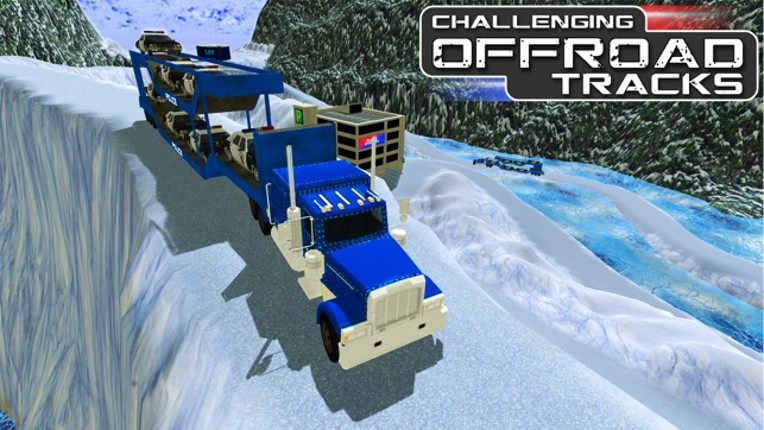 Offroad Police Car Transporter & Truck Steering screenshot