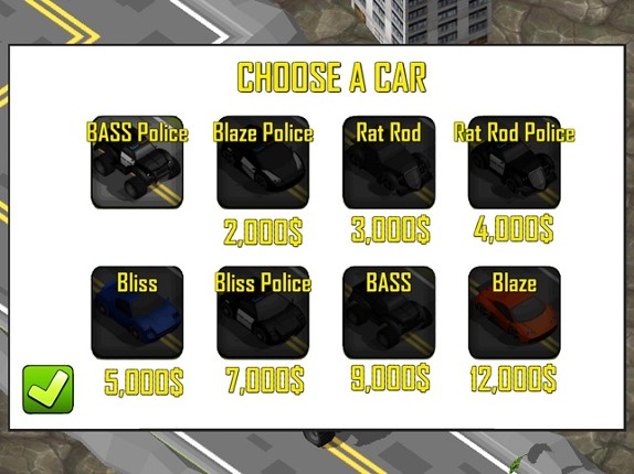 3D Zig-Zag  Offroad Cop Car -  On Furious Highway Fast Street Game Image