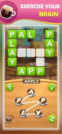 Brain training game:WordCoffee screenshot