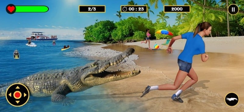 Crocodile Animal Attack Games screenshot