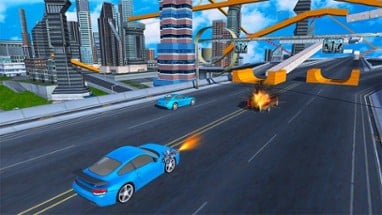 Flying car driving flight sim Image