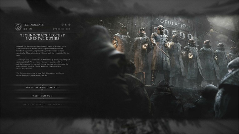 Frostpunk 2: Deluxe Edition screenshot