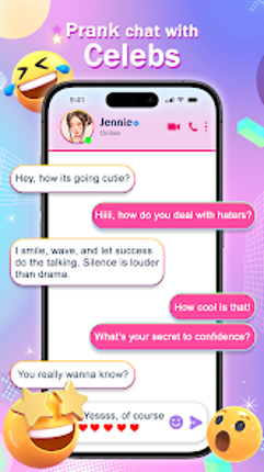 Celeb Prank: Fake Call & Chat Image