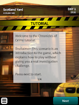 Chronicles of Crime screenshot