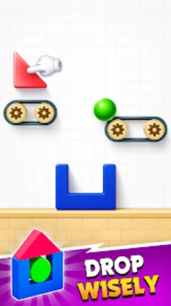 Drop Shape Puzzle Image