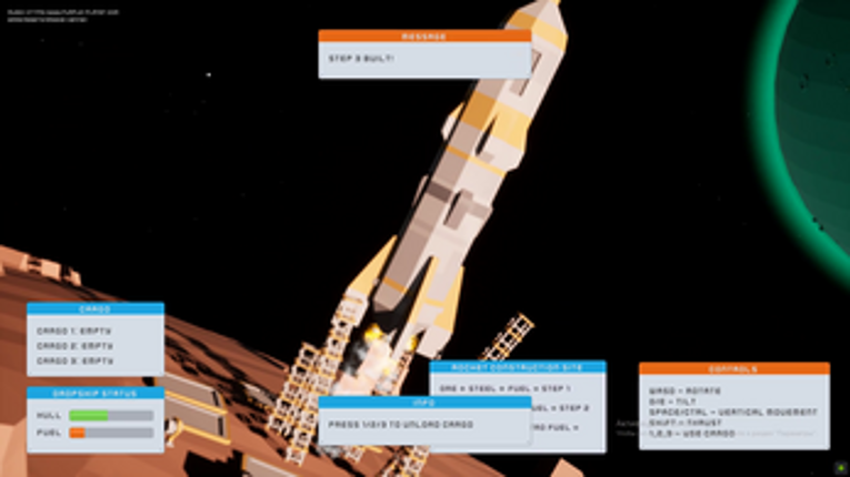 Deep Space Cargo (Kenney Jam 2023) screenshot