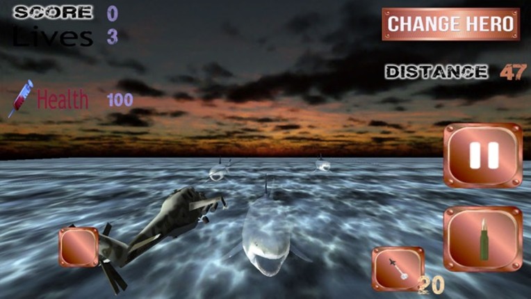 Mega Shark Apache Storm 3D  - A Deadly Deep Sea Blackfish Hunter X Image