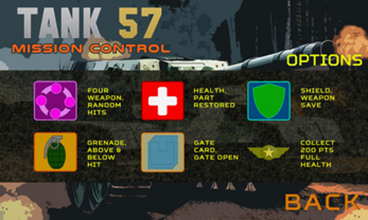 Tank 57 Mission Control screenshot