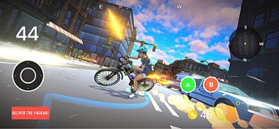 Bike Traffic Crazy Rush Taxi Image