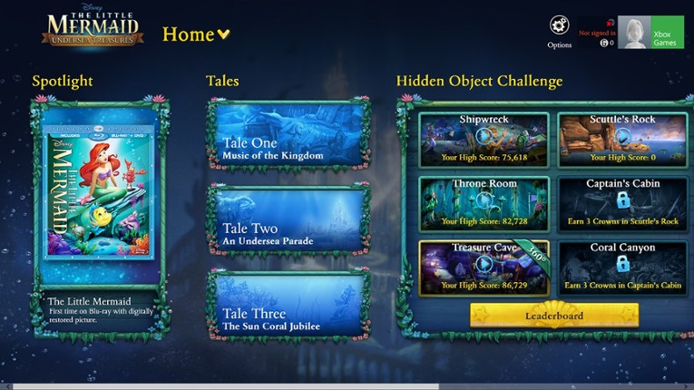 Disney The Little Mermaid: Undersea Treasures! screenshot