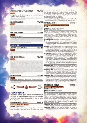 Eldritch Class Options: Medium screenshot