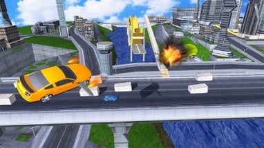 Flying car driving flight sim Image