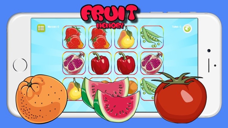 Fruits Flash Cards Matching Games For Toddler Boys screenshot