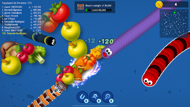 Worms.Zone screenshot