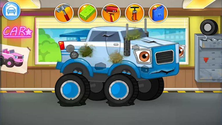 Repair monster trucks screenshot
