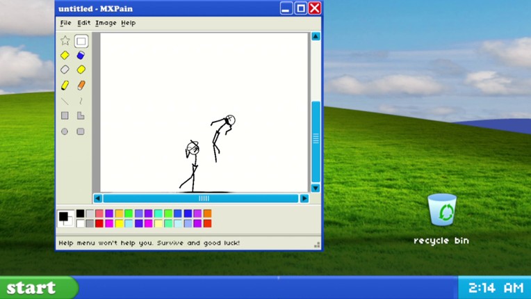 Keyboard Warrior Stickman - Typing Beat Em Up screenshot