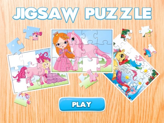 Princess Pony Puzzles - Jigsaw Puzzle for Kids and Toddlers who Love Little Horses and Unicorn Ponies for Free screenshot