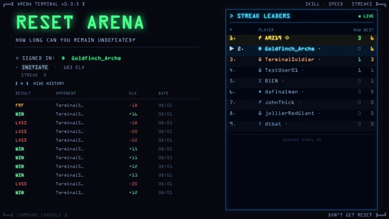 RESET ARENA Image