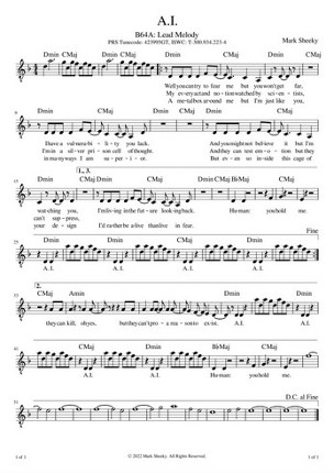 Sheet Music & Lyrics: The End And The Beginning screenshot