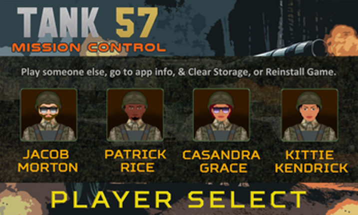 Tank 57 Mission Control screenshot