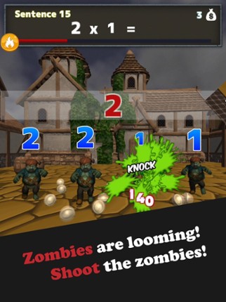 ZombieZAN -Calculation Game- screenshot